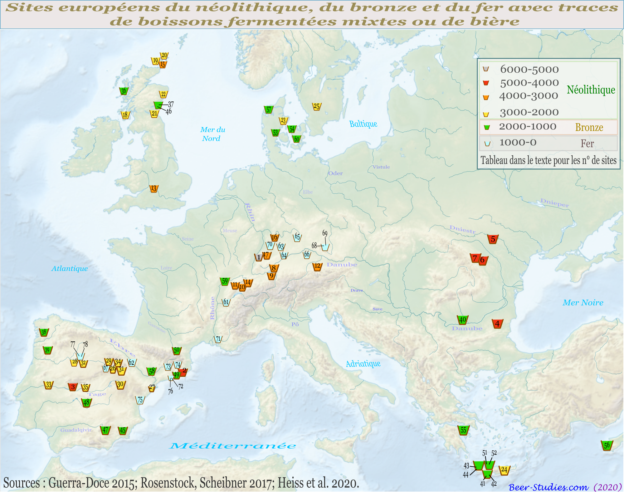 Carte_Bière_Europe_néolithique_bronze_fer