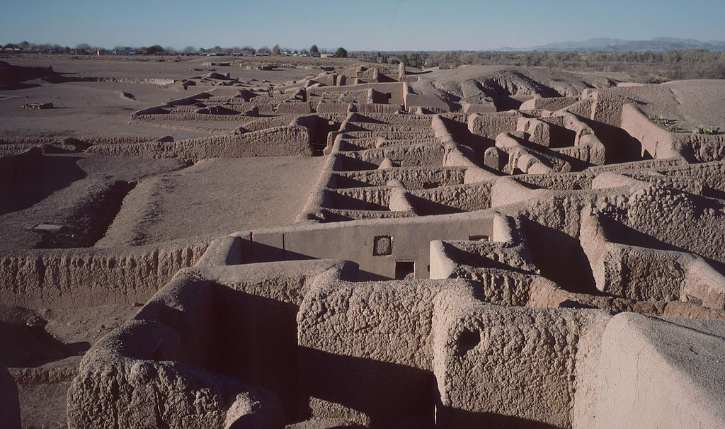 Residential area in Paquimé, Casas Grandes, Chihuahua in Mexico, Mogollon culture