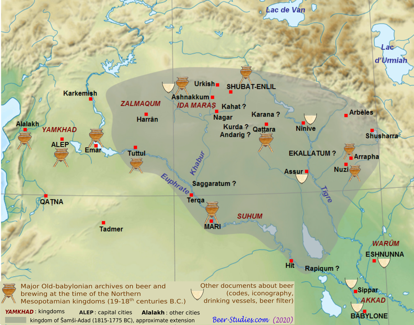 Archives on beer & brewing from the Northern-Mesopotamia kingdoms Archives on beer & brewing from the Northern-Mesopotamia kingdoms