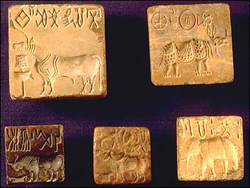 Bronze Tablet with Indus script from Harappa