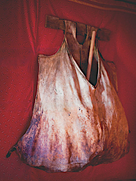 Fermentation du koumis dans un sac en cuir.